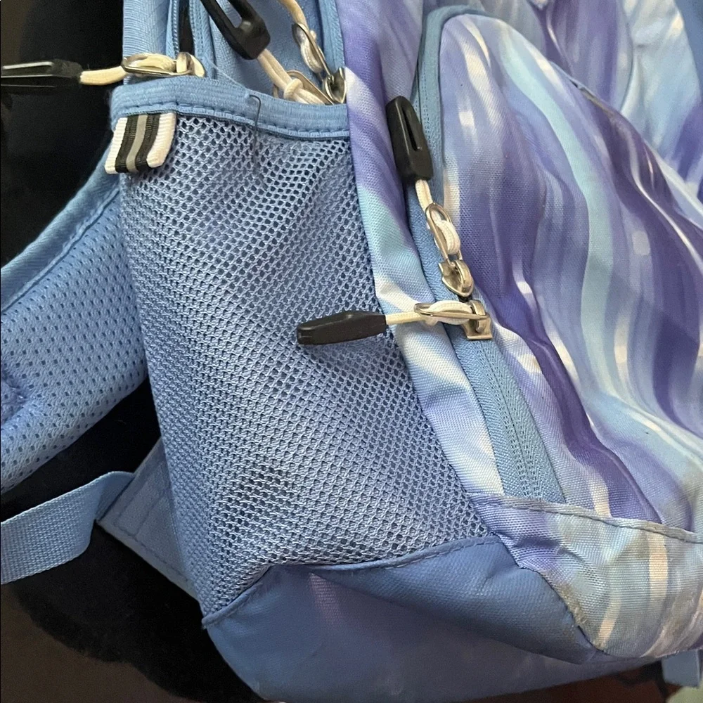 High Sierra Blue and Purple Pattern Backpack